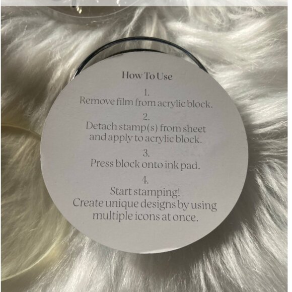 Sephora Beauty Insider Acrylic Stamp Set‎ - Picture 3 of 5